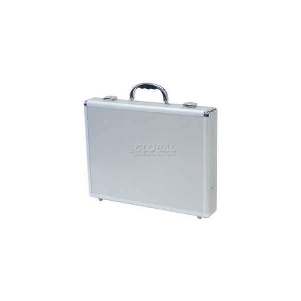T.Z. Case International Inc. TZ Case, Business/Office Case, 16"L x 12"W x 2-1/2"H, Smooth Silver DLX-16-S - main